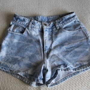 High Waist Denim Shorts